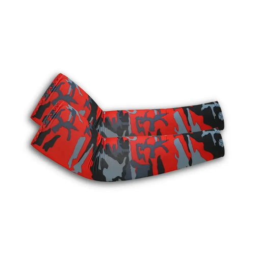 Paire de manchettes gaming - Camo Rouge - Rouge - Manchette