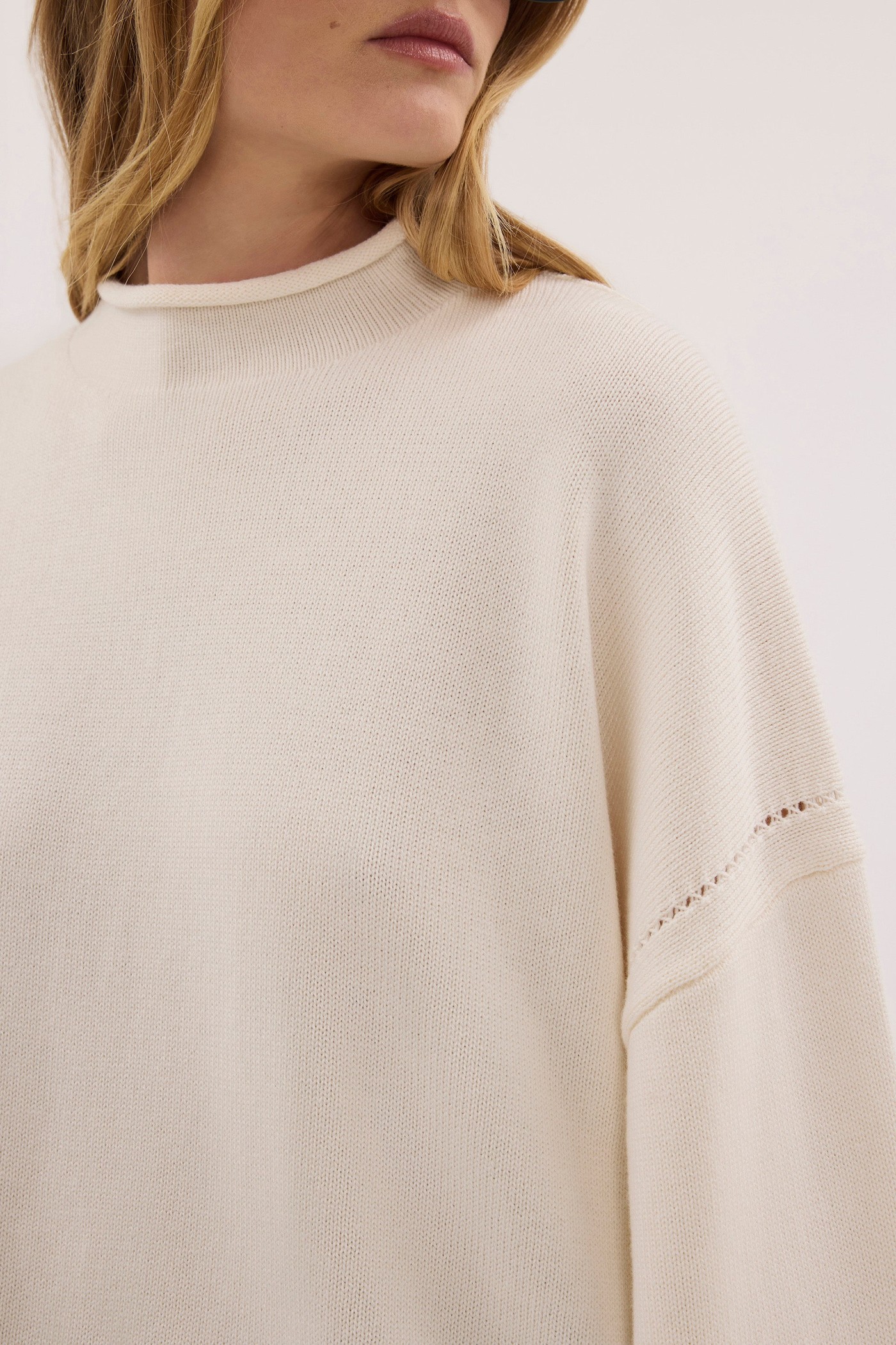 Tarian Off White Knit Jumper view 4