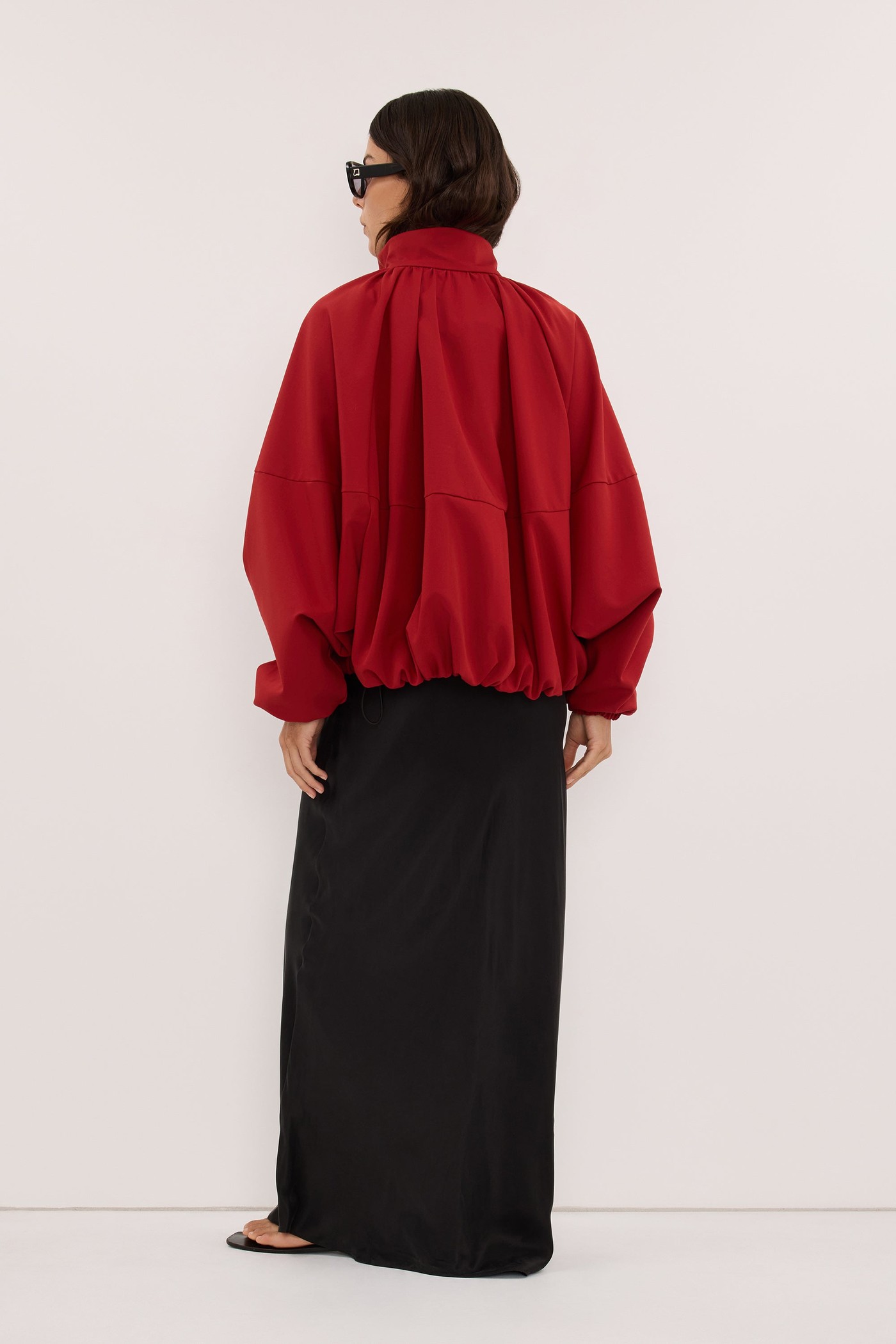 Dina Dark Red Track Jacket view 4